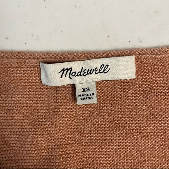 MADEWELL Kimball Pullover Sweater, rolled scoop neck merino wool alpaca blend XS - Picture 8 of 12